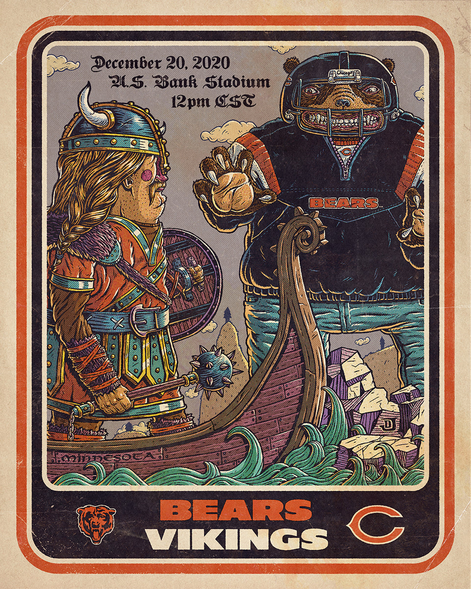 Game 14: Official Vikings VS Bears by Joey D. – ALL STAR PRESS