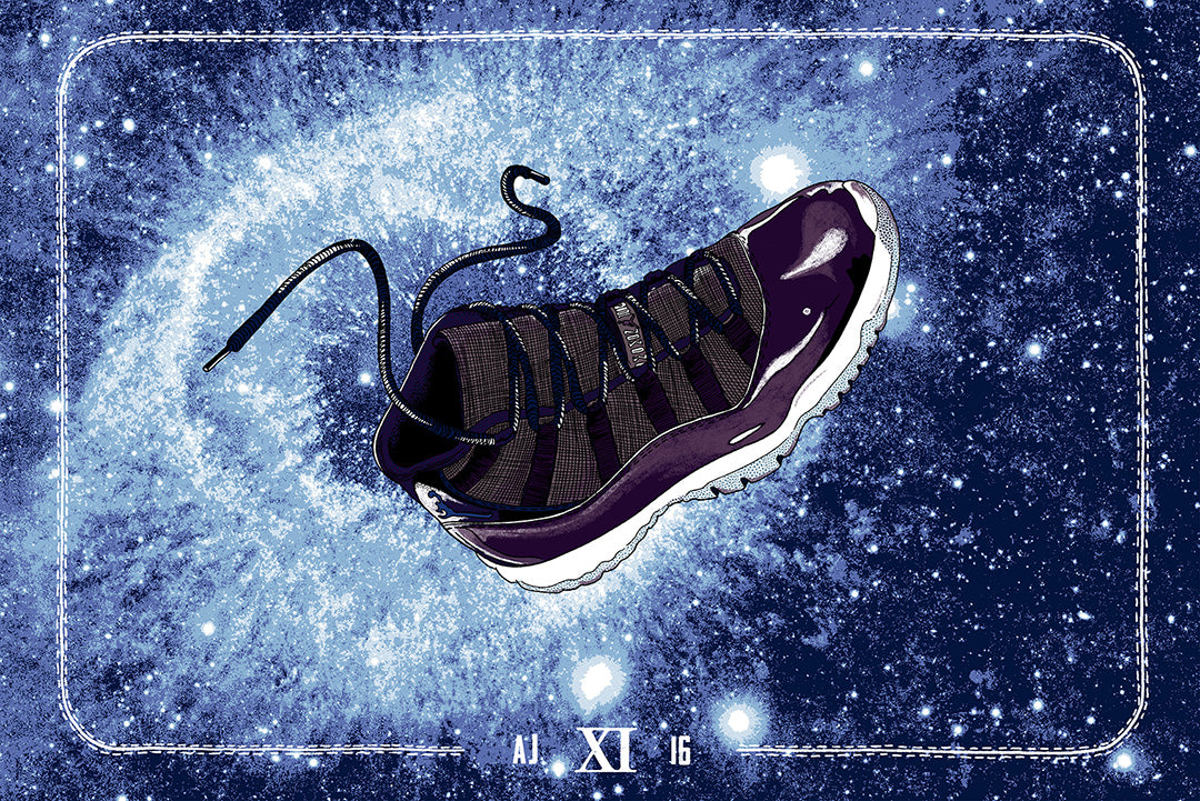 Jordan 11 concord space jam fashion