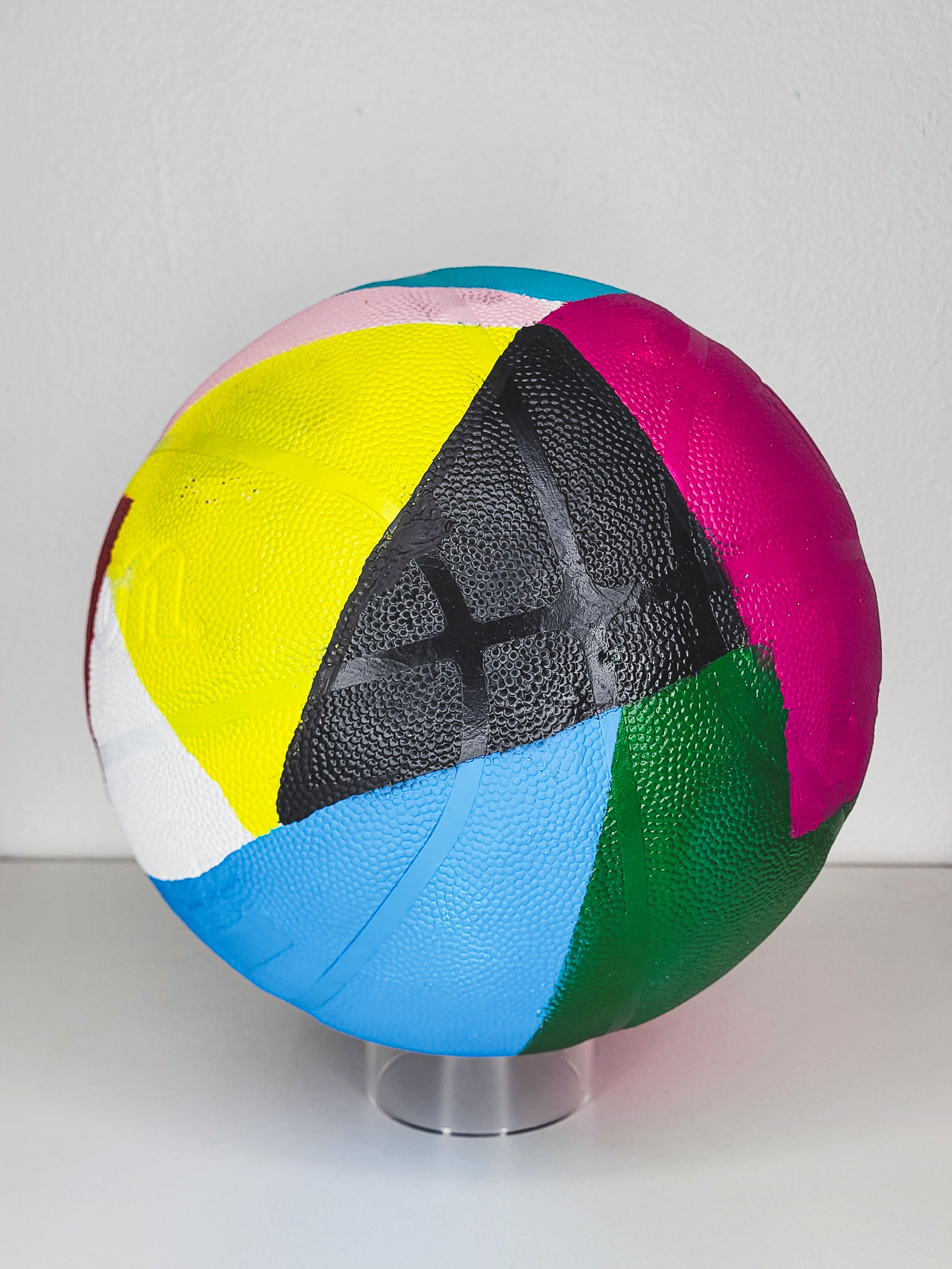 "Hues and Shapes" Basketball by Jay McKay