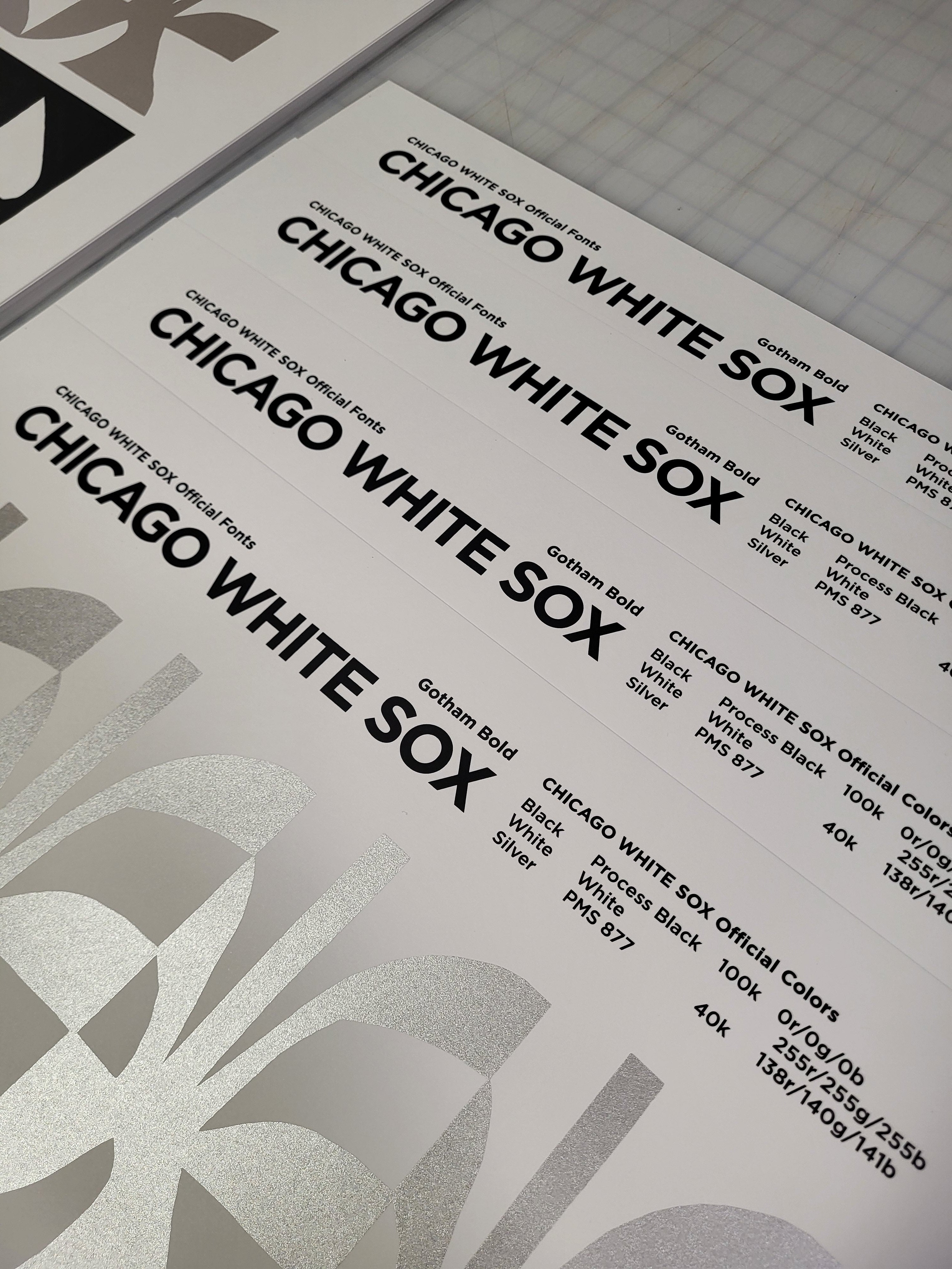 "Gotham Bold" White Sox Print Bundle by Cody Hudson