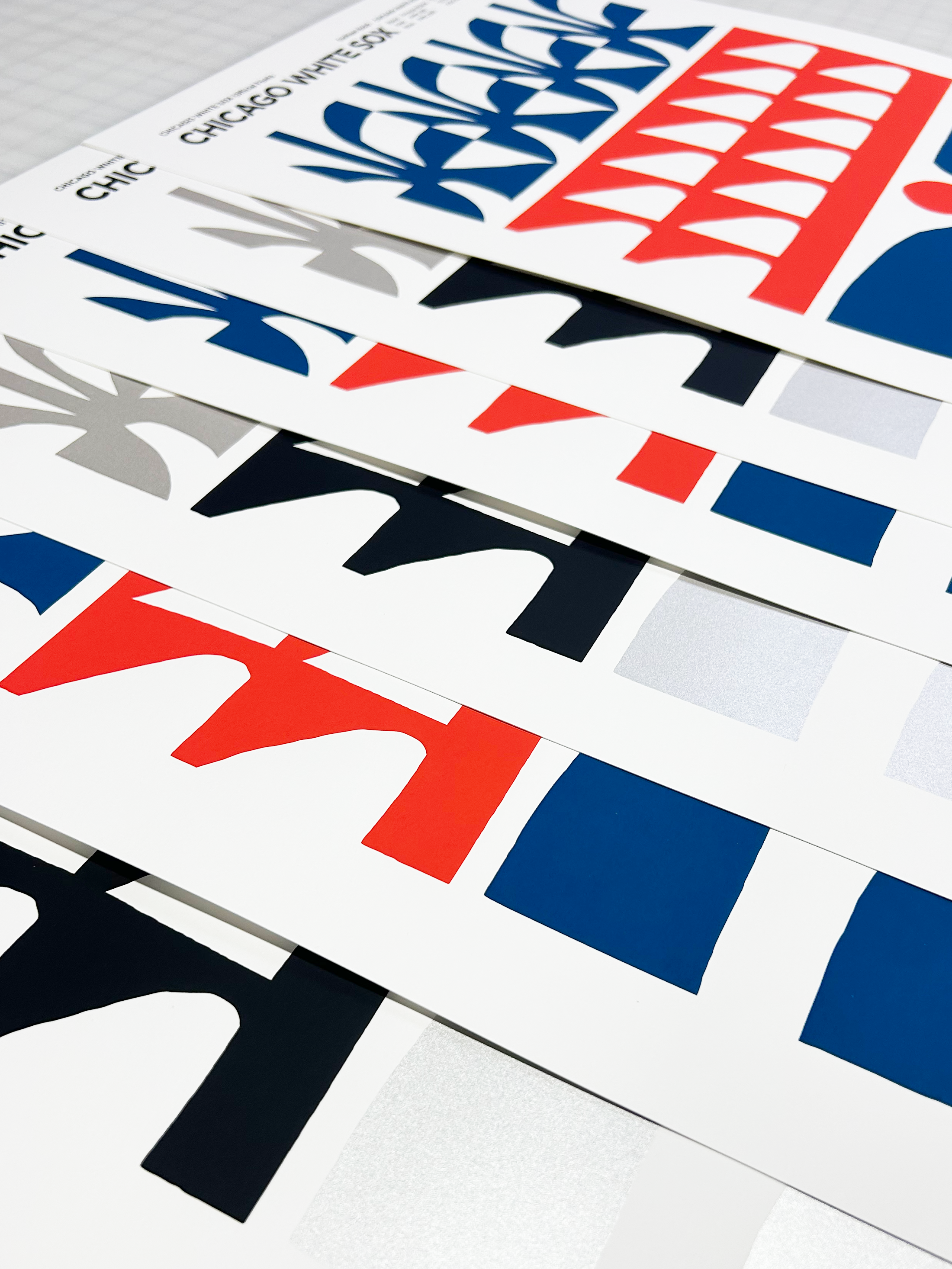 "Gotham Bold" White Sox Print Bundle by Cody Hudson