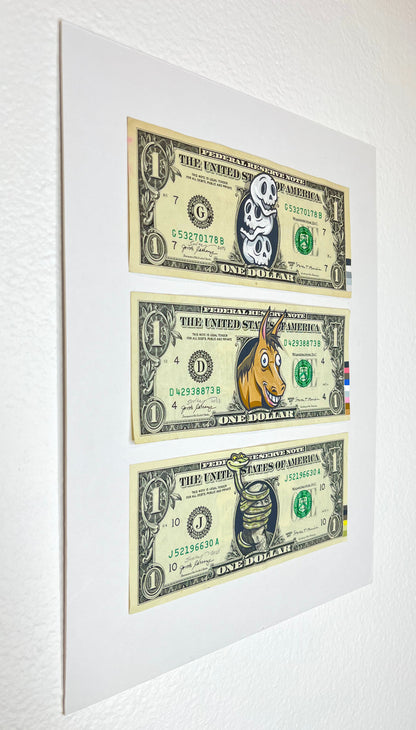 “Untitled (3 dollars)” by Steve Seeley