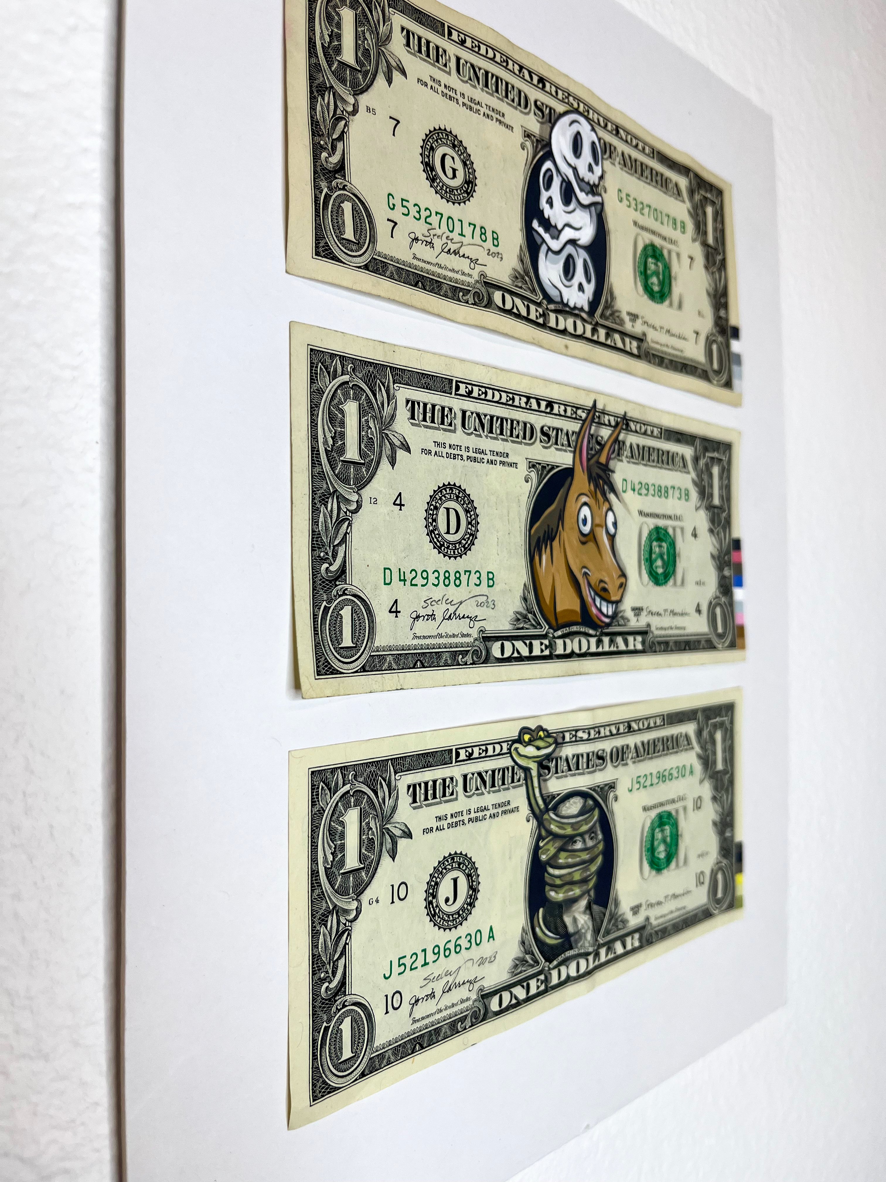 “Untitled (3 dollars)” by Steve Seeley