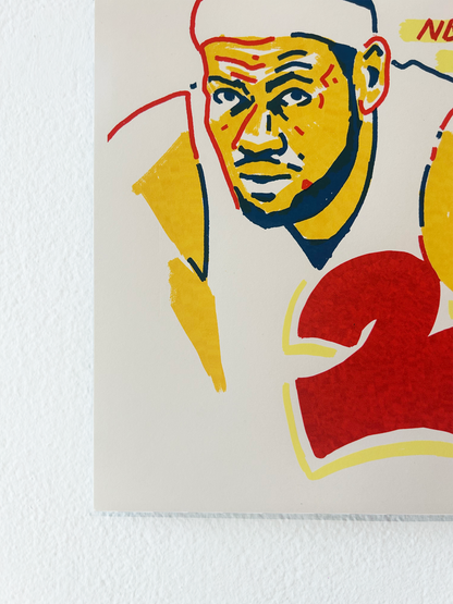 Lebron James Print (Grocery Store) by Walker TKL