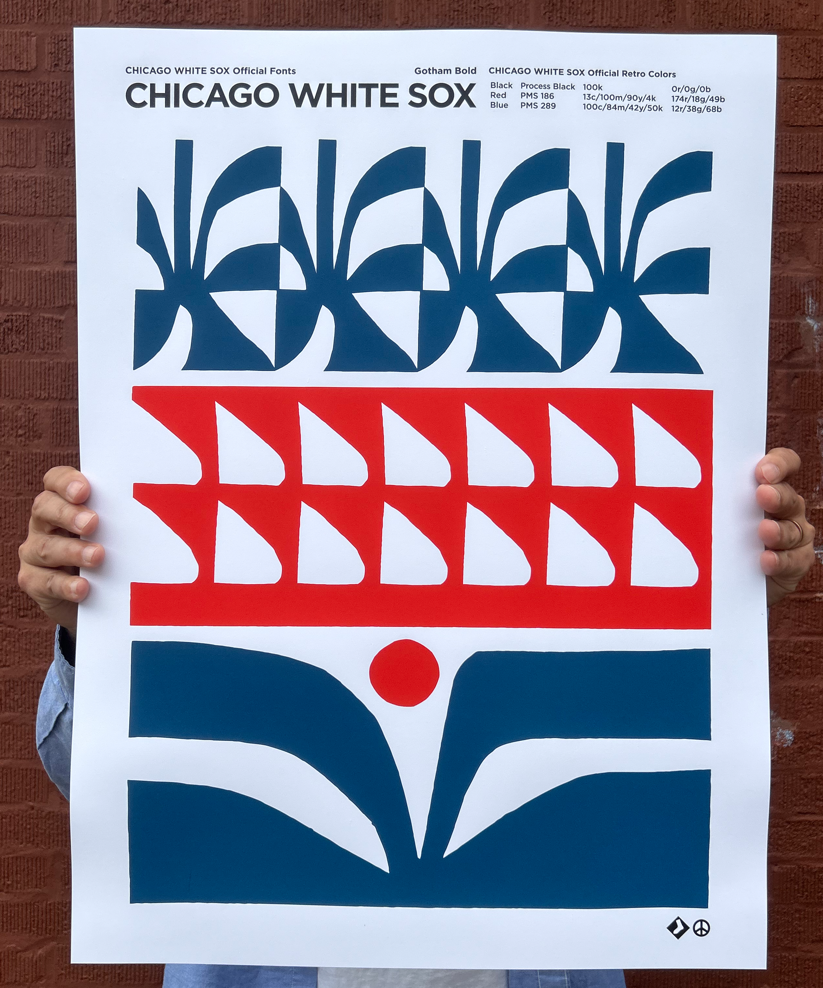 "Gotham Bold" White Sox Retro Variant by Cody Hudson