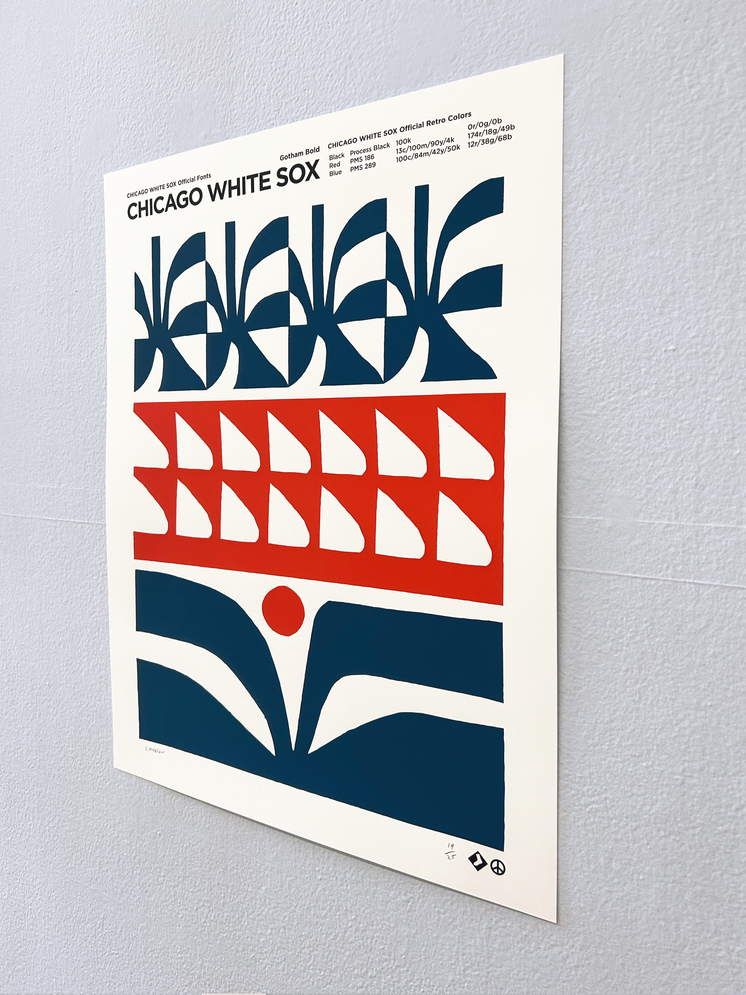 "Gotham Bold" White Sox Retro Variant by Cody Hudson