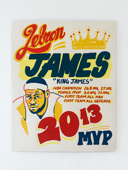 Lebron James Print (Grocery Store) by Walker TKL