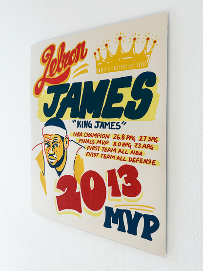 Lebron James Print (Grocery Store) by Walker TKL