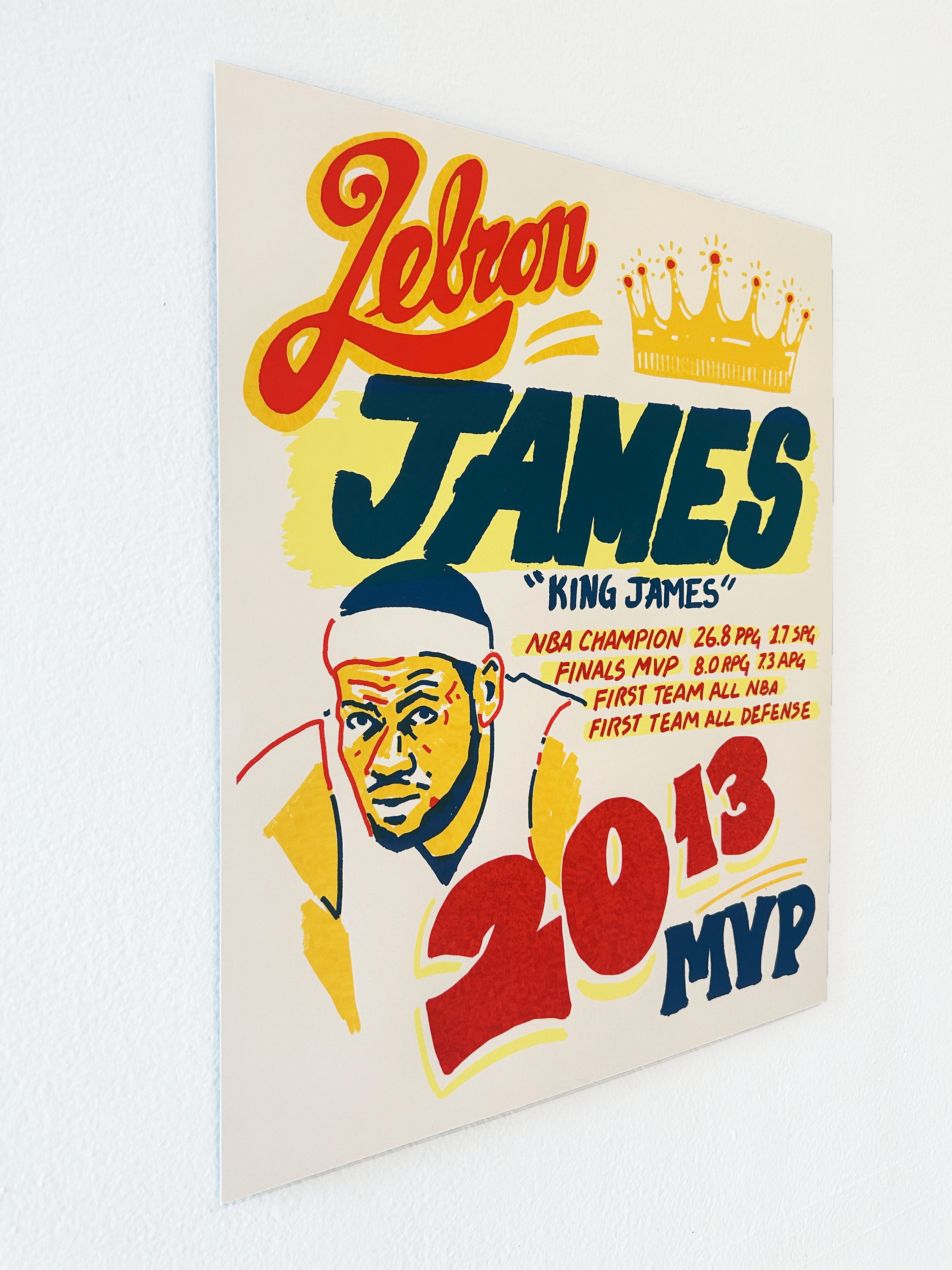 Lebron James Print (Grocery Store) by Walker TKL