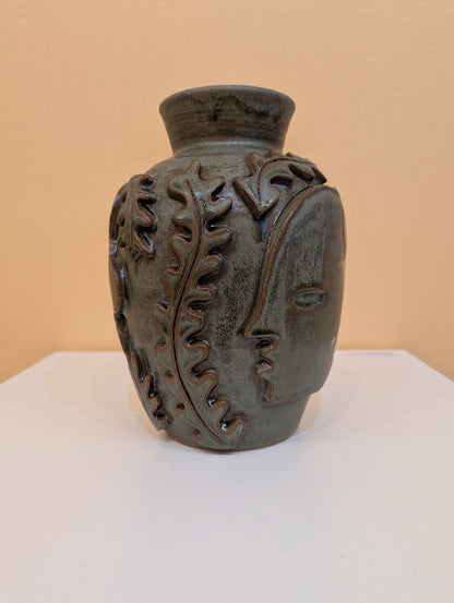 "Vessel 1” (Green Glaze) by Liz Flores