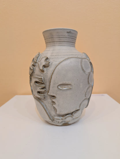 "Vessel 3” (White Glaze) by Liz Flores