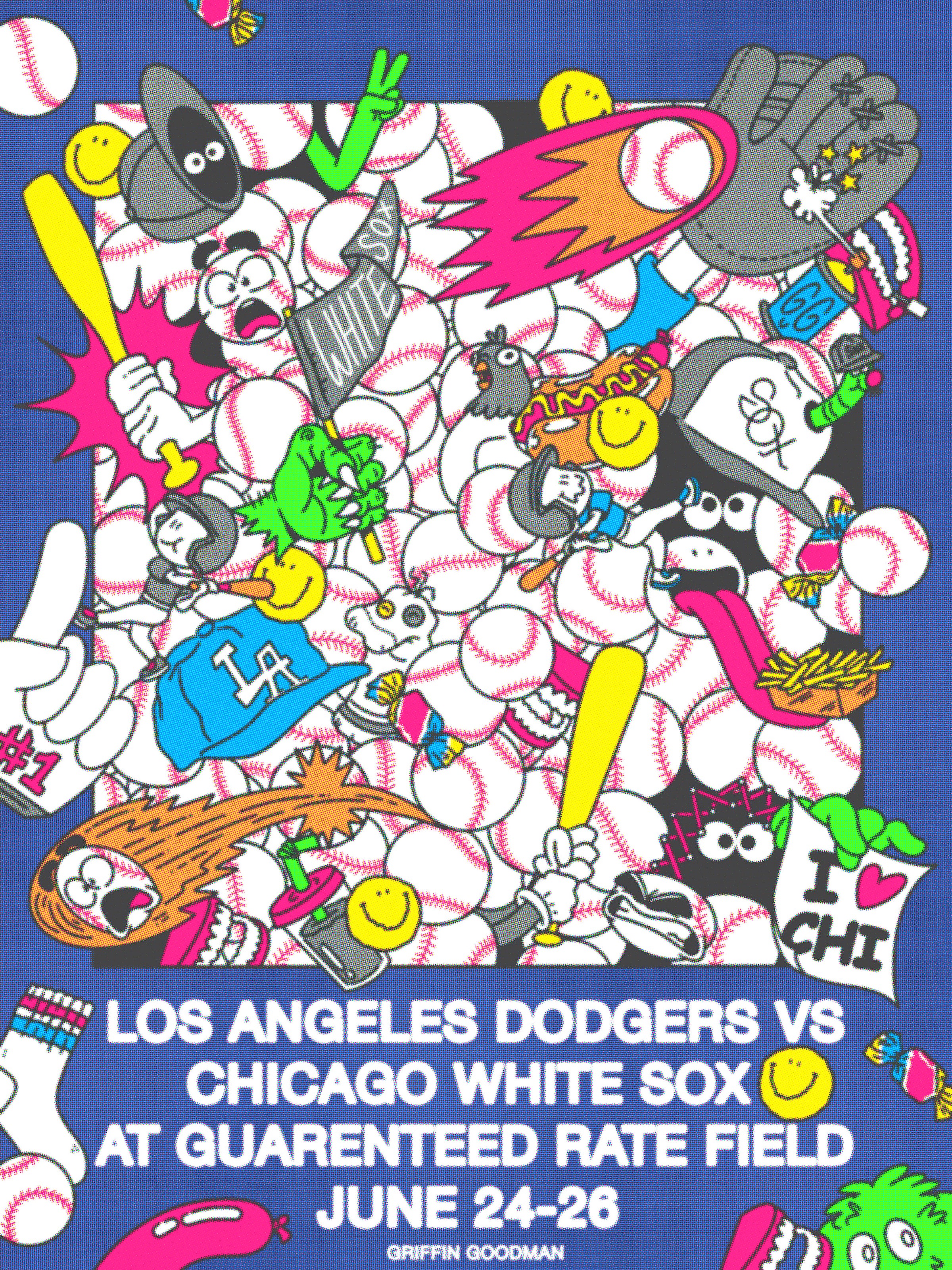 "White Sox v. LA Dodgers" by Griffin Goodman