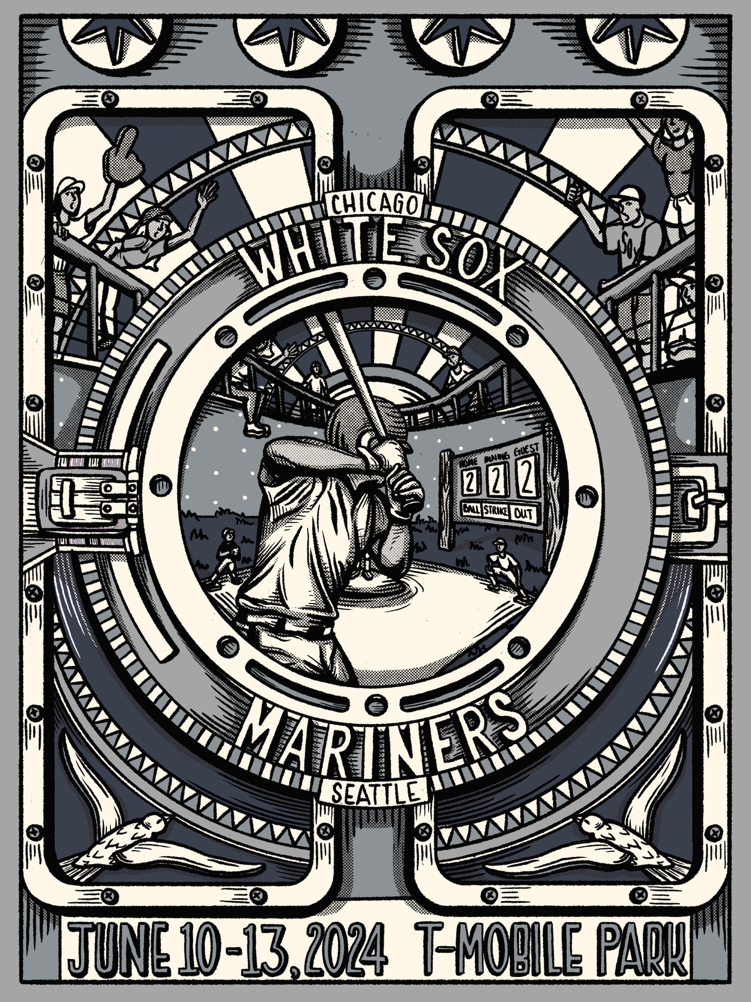 "White Sox v. Mariners" by Kate Lewis