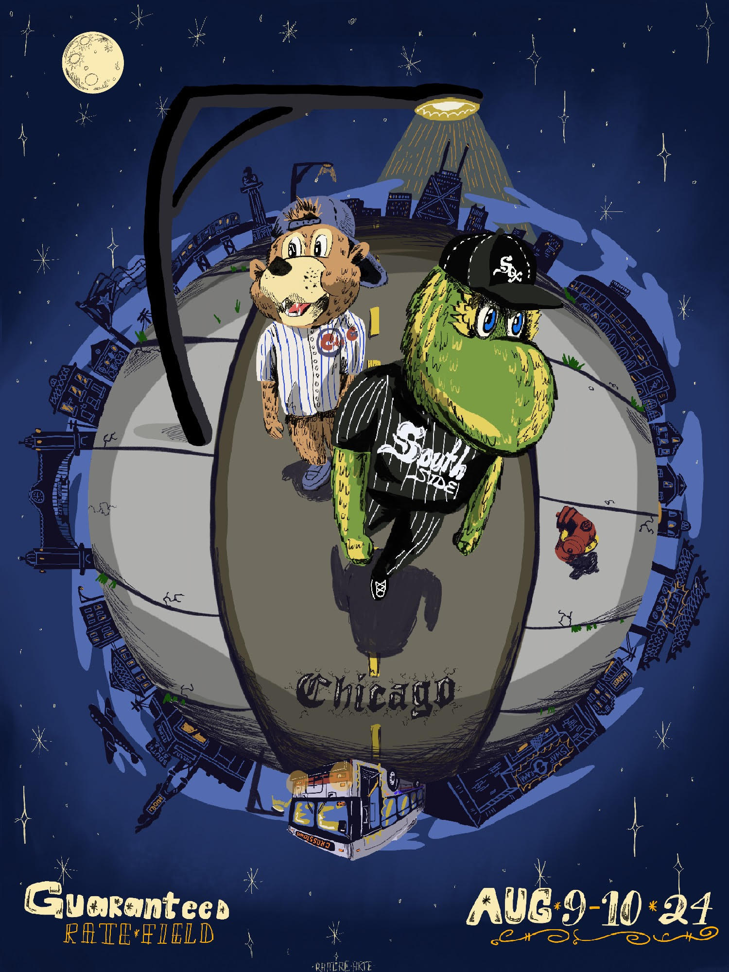 "White Sox v. Cubs" by Ramiro Huizar