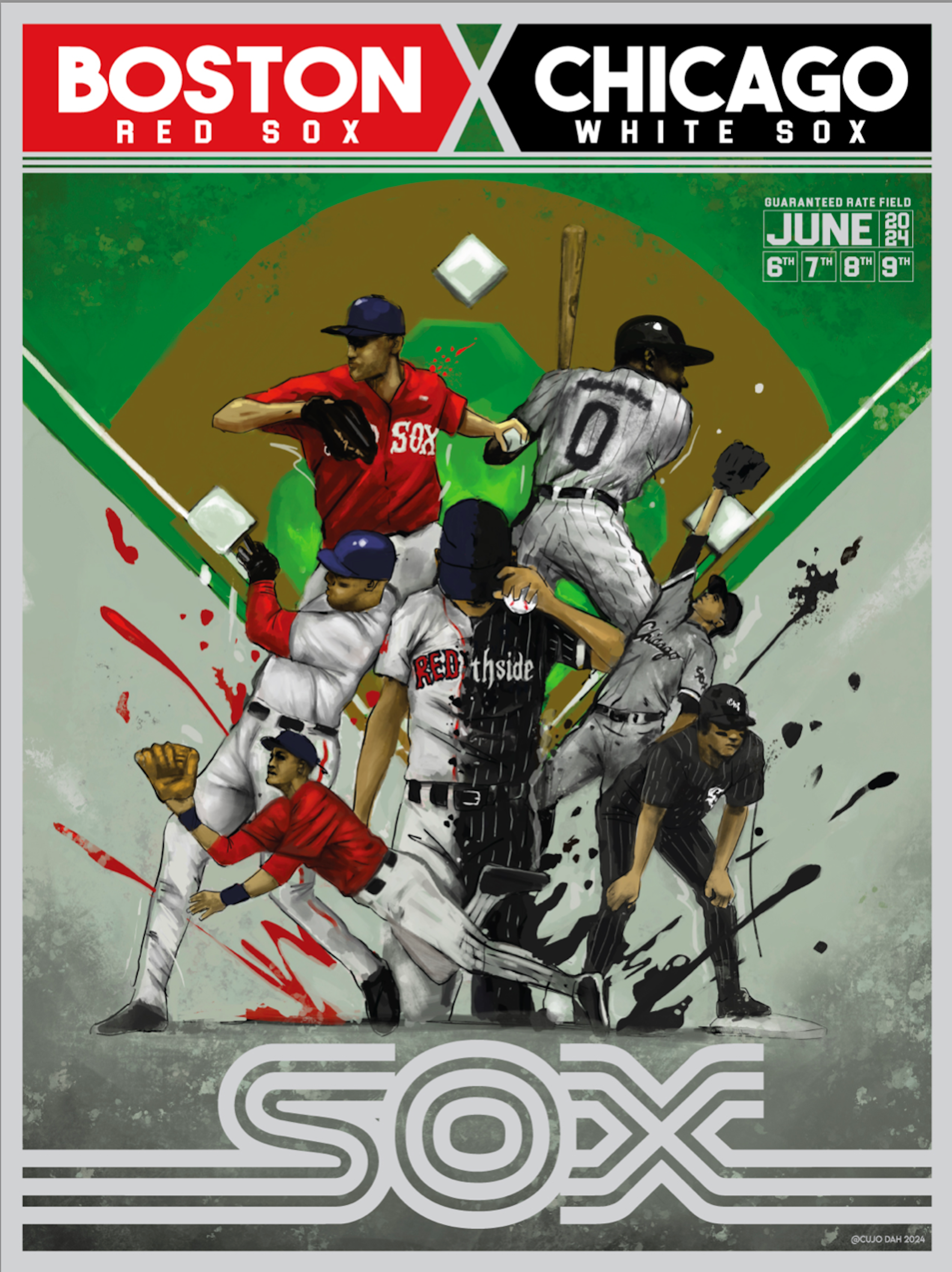 "White Sox v. Red Sox" by Cujo