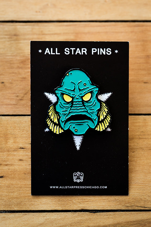 "Sea Monster" Pin