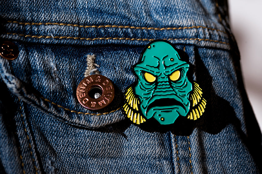 "Sea Monster" Pin