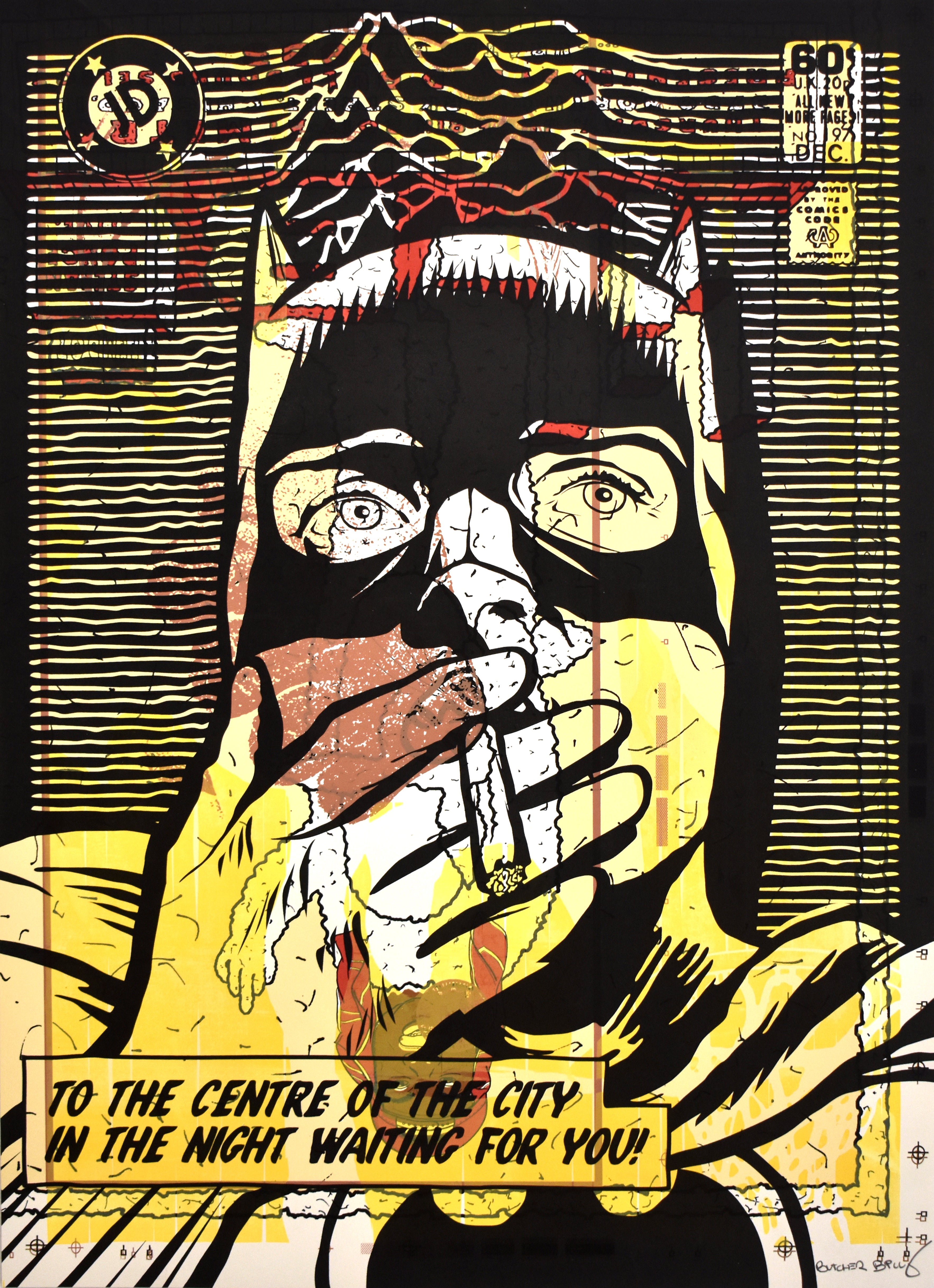 "Post Punk Dark Night Variant 7" by Butcher Billy