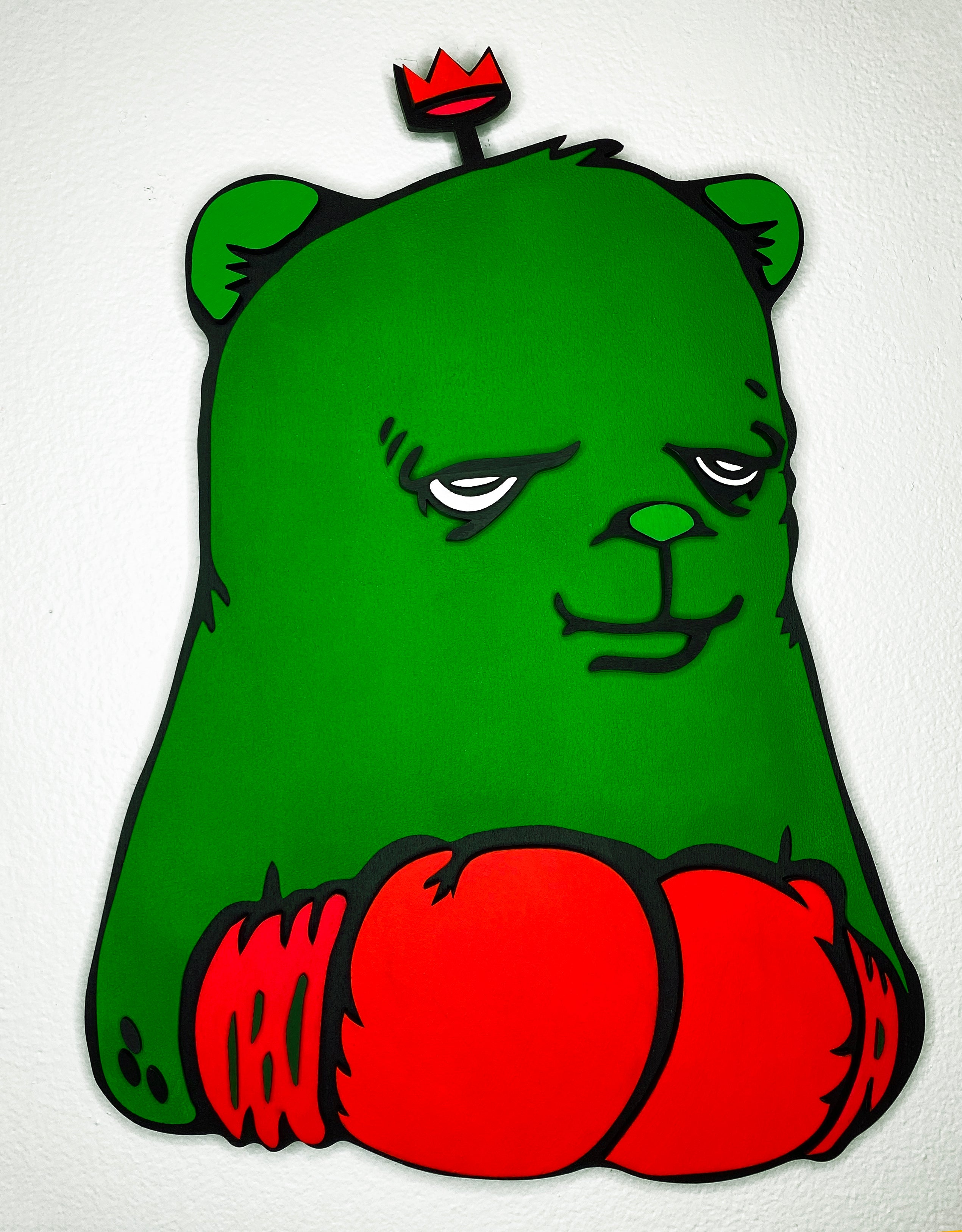 "OG Bear Green" by Isabelle Tasseff-Elenkoff X JC Rivera