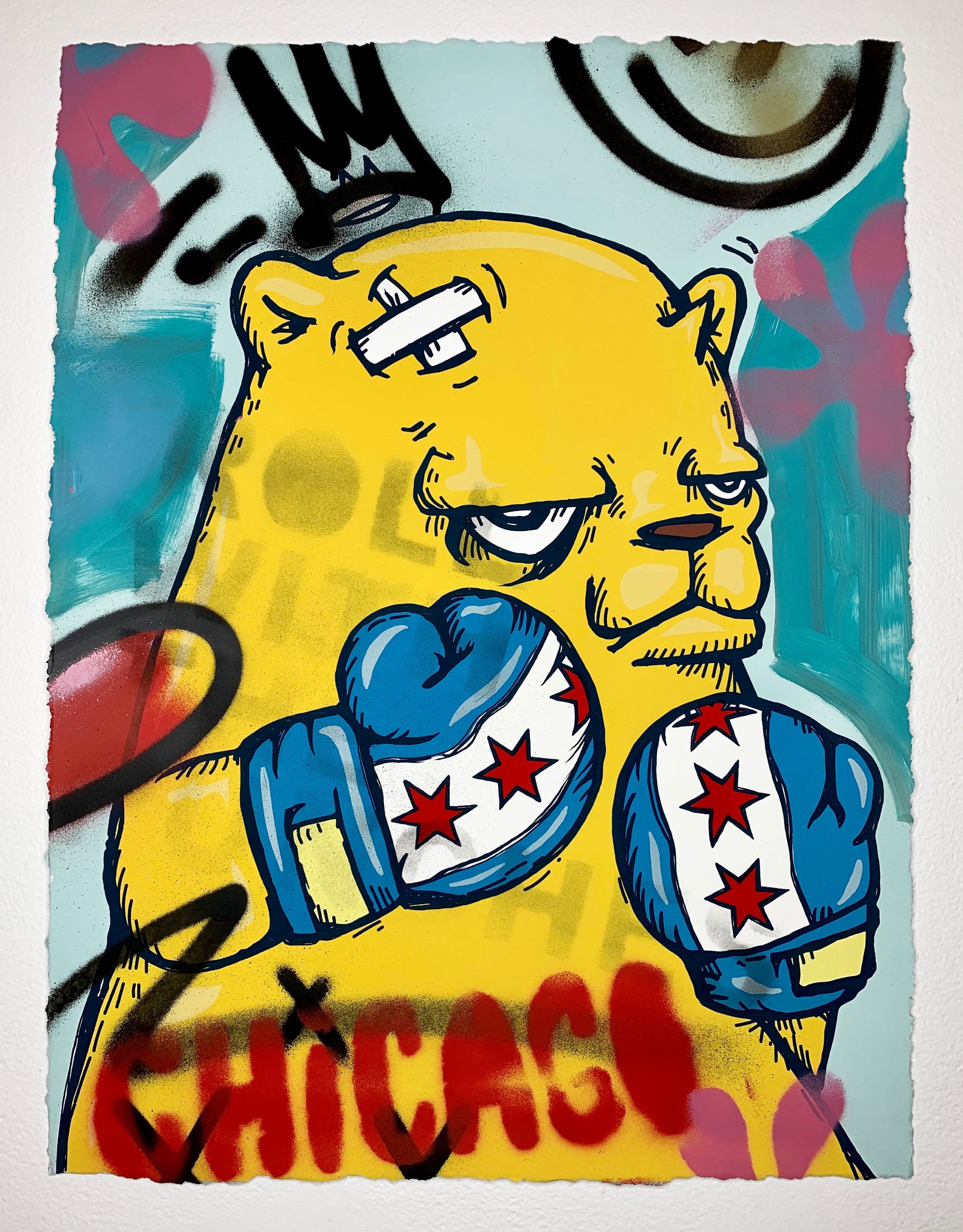 "Chicago Classic Hand Embellished 3" by JC Rivera