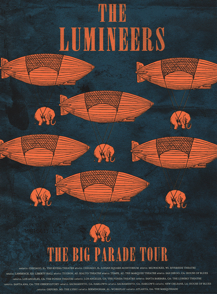 "The Lumineers Poster Tour 2012"