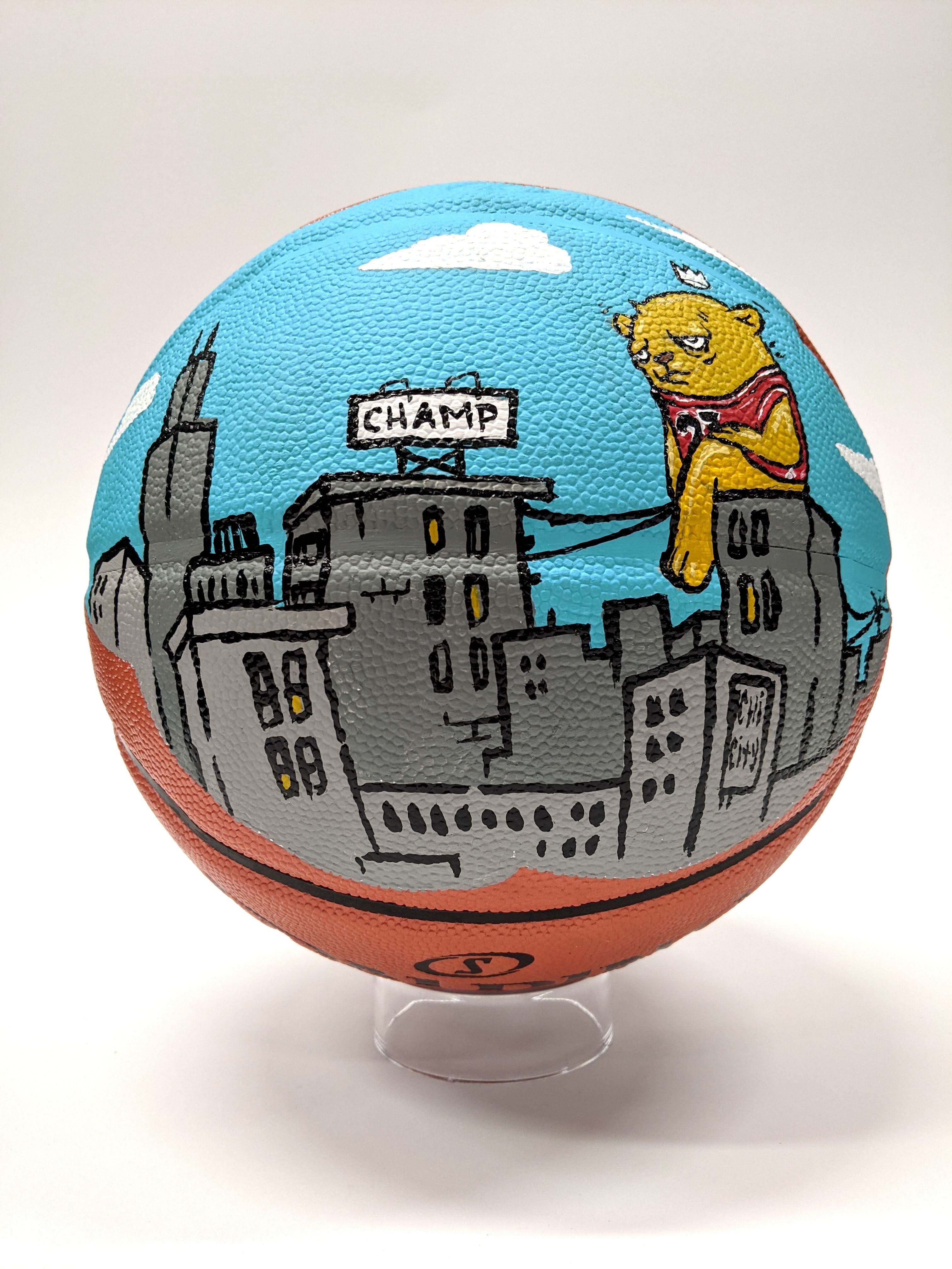 'City Dreams" Basketball by JC Rivera