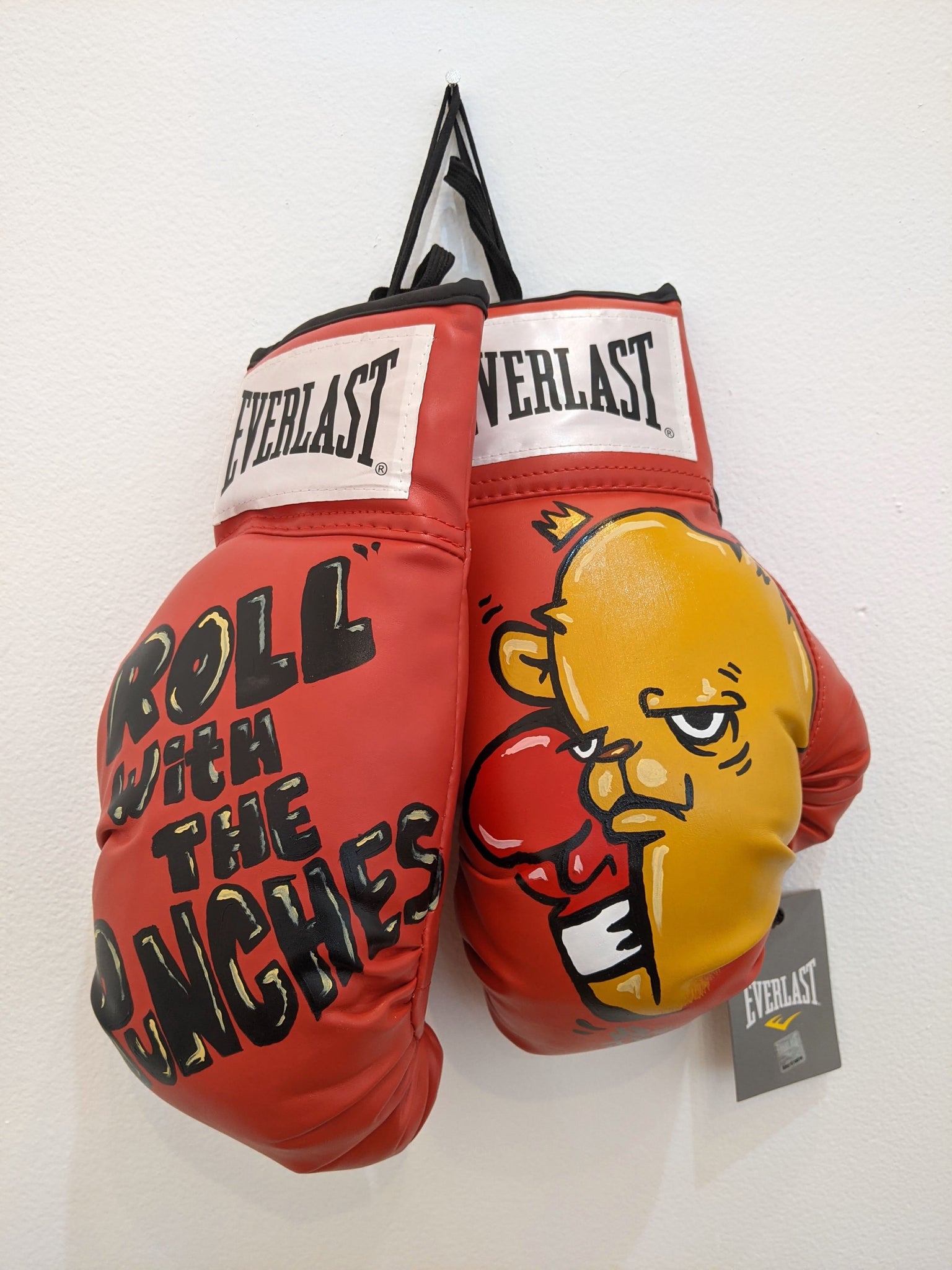 Supreme boxing gloves II Art Print