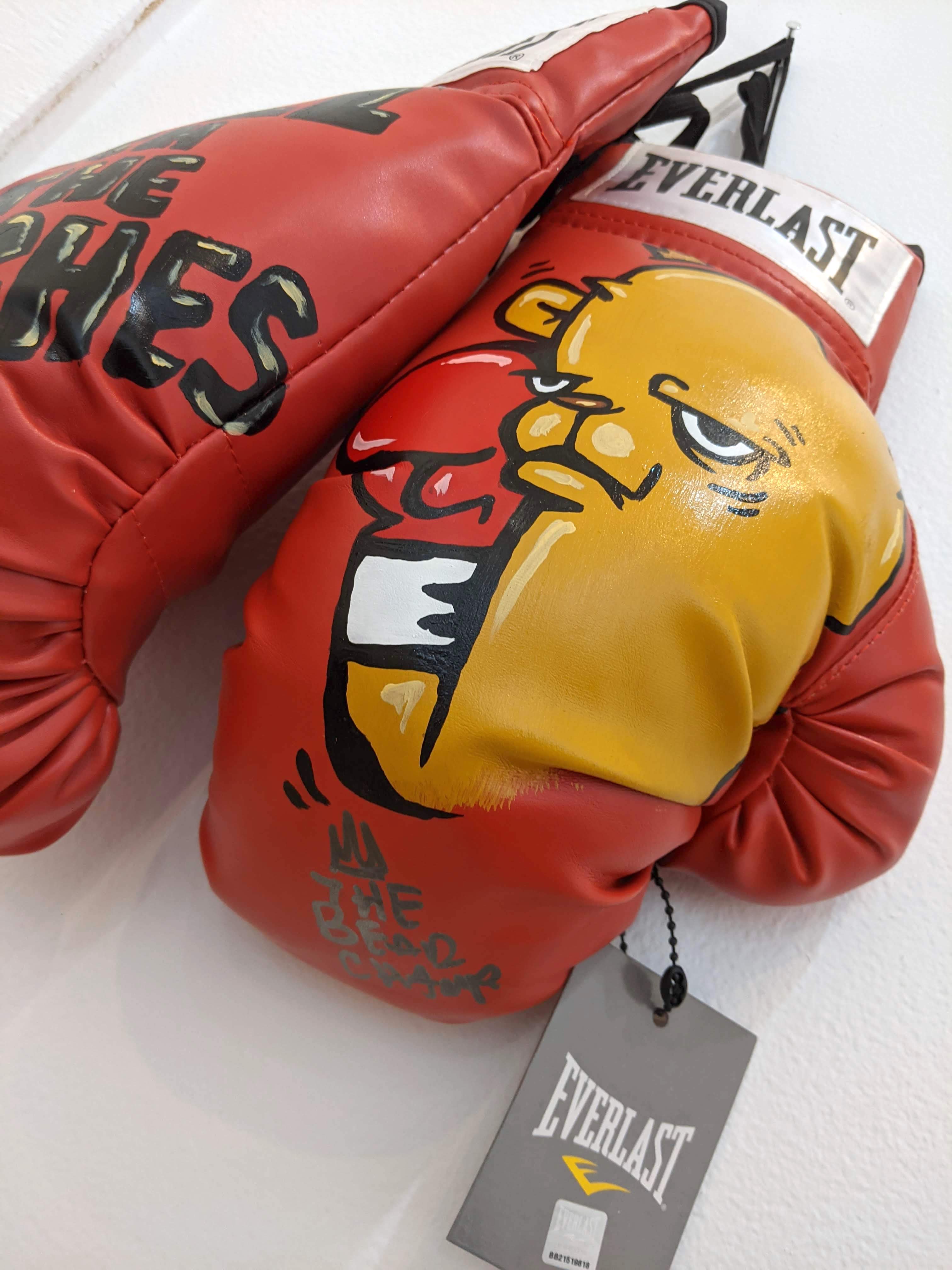 "Roll With the Punches #1"  Boxing Gloves by JC Rivera