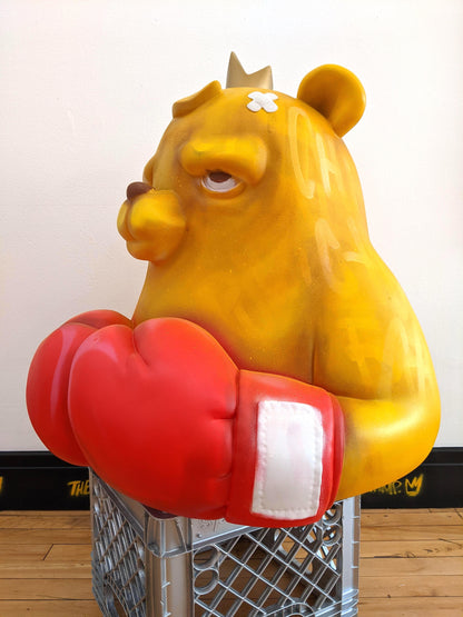 "OG Bear 2 foot Resin Sculpture" by JC Rivera