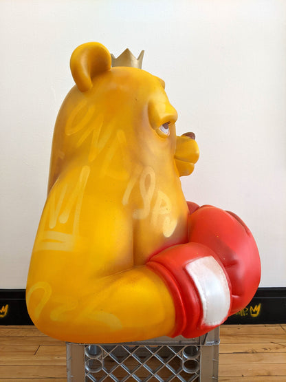 "OG Bear 2 foot Resin Sculpture" by JC Rivera