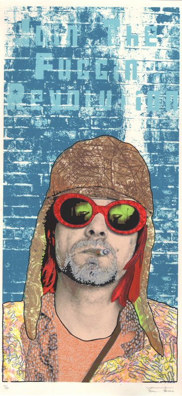 Kurt Revolutionary Print by Fugscreens Studios