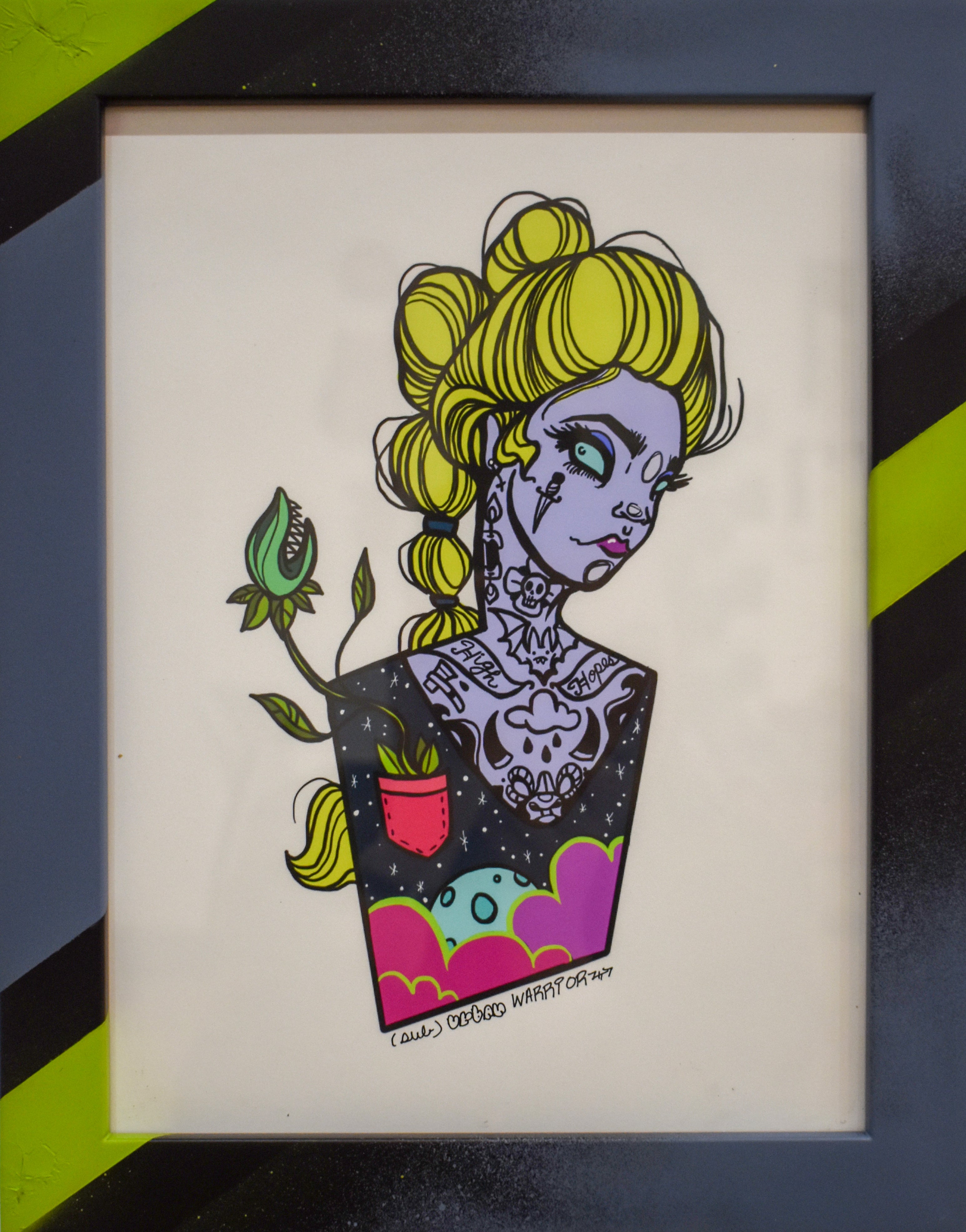 "Ghoul Gang in Custom Frame" by Sub(Urban) Warrior